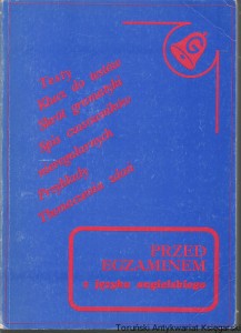 Przed egzaminem z języka angielskiego