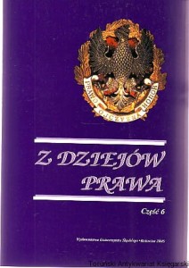 Z dziejów prawa Część 6