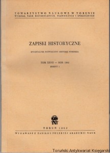 Zapiski Historyczne Tom XXVII Zeszyt 1 Z zagadnień spekulacji i nadużyć w handlu żywnością w Gdańsku w XV-XVIII wieku, Stosunki gospodarczo-społeczne w rybołówstwie Wybrzeża Gdańskiego na przełomie XIX i XX wieku