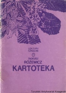Kartoteka / Tadeusz Różewicz