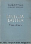 Lingua latina : Słowniczek 1 : Podręcznik języka łacińskiego dla klasy VIII / Stefan Staszczyk, Jadwiga Daabowa, Zbigniew Sabiłło