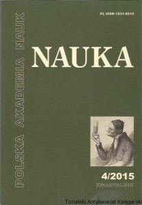 Nauka 4 2015 Kwartalnik Polska Akademia Nauk