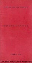 Horsztyński : Juliusz Słowacki / Brak autora