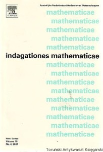 Indagationes mathematicae New Series Volume 18 No. 4, 2007