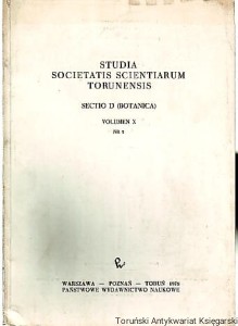 Studia Societatis Scientiarum Torunensis Sectio D Botanica Vol. X Nr 5 Influence of microorganisms contained in productive and non-productive pine forest soil on growth of pine seedlings (Pinus silvestris L.) / E. Strzelczyk, H. Dahm, U. Leniarska