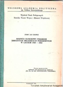 Rozwój ilościowy polskich zbrojnych organizacji podziemnych w latach 1939-1945
