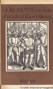 Dokumente aus dem Deutschen Bauernkrieg / brak autora