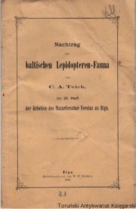 Nachtrag zur baltischen Lepidopteren-Fauna / C. A. Teich