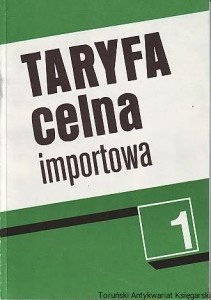 Taryfa celna importowa