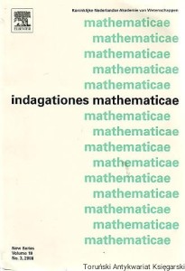 Indagationes mathematicae New Series Volume 19 No. 3, 2008
