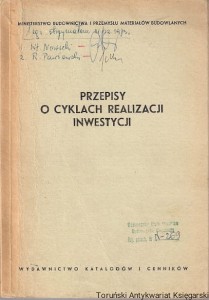 Przepisy o cyklach realizacji inwestycji