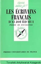 Les Ecrivains Francais D'Aujourd'hui / Pierre De Boisdeffre