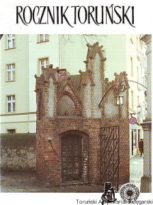 Rocznik Toruński 35 Toruńskie partactwo szewskie w XVIII wieku, Środowisko naukowe Torunia w opisach podróżniczych w XVII-XIX wieku, Prokuratura Sądu Apelacyjnego w dwudziestoleciu międzywojennym, Wiszący most na Wiśle w Toruniu? Dwa niezrealizowane
