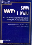 VAT i KWiU dla towarów i usług opodatkowanych stawką 17%, 7%, 0% i zwolnionych według obowiązującej klasyfikacji GUS
