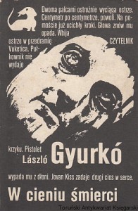 W cieniu śmierci / Laszlo Gyurko [Seria Jamnik]