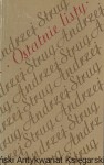 Ostatnie listy : Opowiadania i szkice / Andrzej Strug