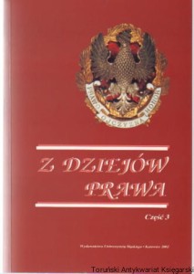 Z dziejów prawa Część 3