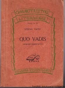 Quo vadis Henryka Sienkiewicza / Stefan Pappe