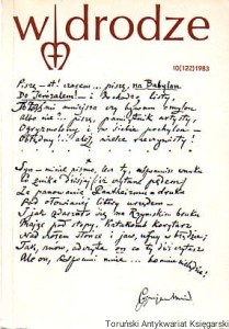 W drodze 10 (122) 1983 : Miesięcznik poświęcony życiu chrześcijańskiemu [Słowo i słowo. O Norwidzie. Lektury Norwida. Norwid o pracy ludzkiej. Msza święta w pismach i "Przemilczeniach" Norwida]