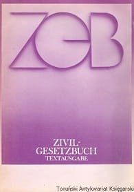 Zivilgesetzbuch der Deutschen Demokratischen Republik / Praca zbiorowa 