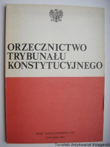 Orzecznictwo Trybunału Konstytucyjnego w 1986 roku