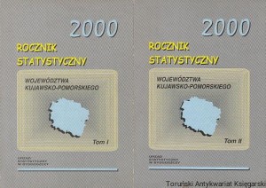 Rocznik statystyczny 2000  Województwa Kujawsko-Pomorskiego tom 1,2