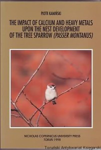 The impact of calcium and heavy metals upon the nest development of the Tree Sparrow (Passer montanus)