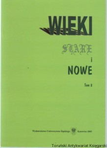 Wieki Stare i Nowe Tom 3