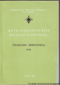 Filologia germańska XVIII