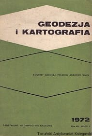 Geodezja i kartografia 1972 Tom XXI zeszyt 2 / Jan Różycki, Bronisław Dzikiewicz, Marian Brunon (red.)