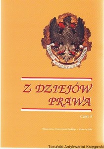 Z dziejów prawa Część 8