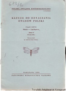 Klucze do oznaczania owadów Polski : opracowanie zbiorowe. Cz. 27, Tischeriidae. Z. 6 / oprac. Sergiusz Toll