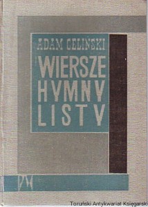 Wiersze hymny listy / Adam Celiński