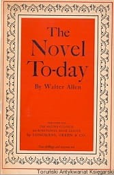 The Novel To-day / Walter Allen