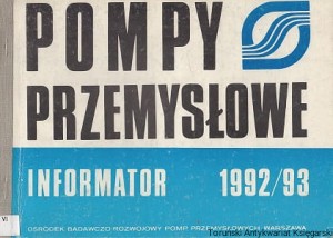 Pompy przemysłowe : Informator 1992/93
