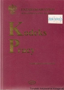 Kodeks pracy z indeksem rzeczowym : Stan na 1 stycznia 2003 r. 