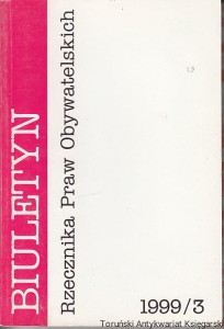 Biuletyn Rzecznika Praw Obywatelskich 1999/3